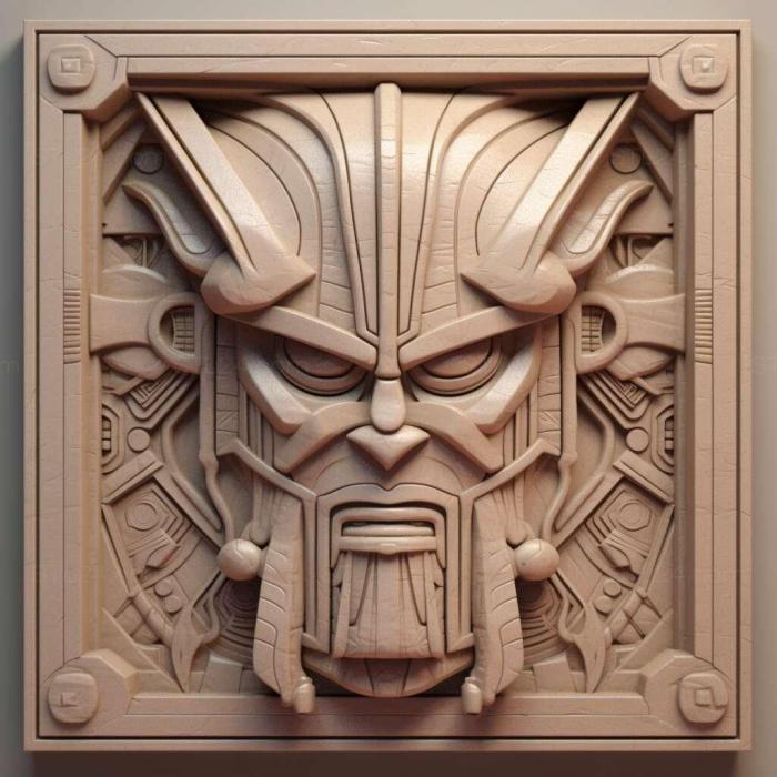Characters (st Galactus 2, HERO_3466) 3D models for cnc